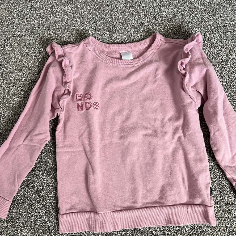 Bonds Pink Sweater 7Y
